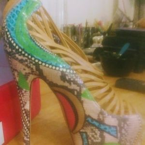 Bright Multicolored Stillettos